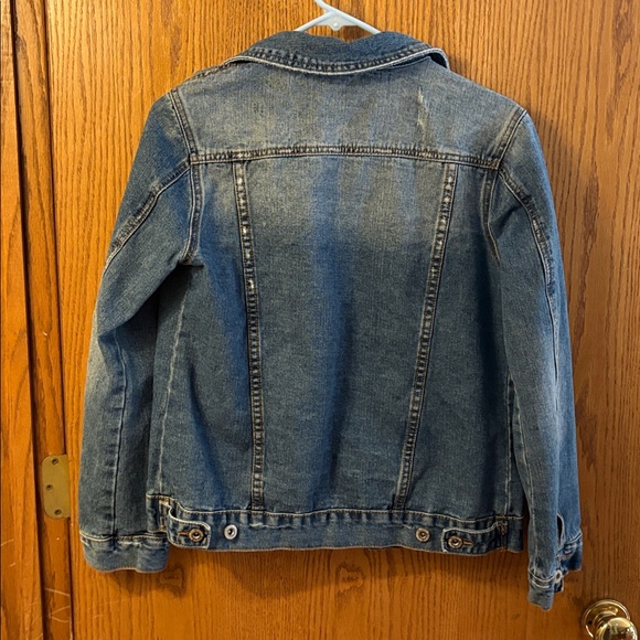Wishlist Lightly distressed Blue Denim Jacket - Picture 3 of 9